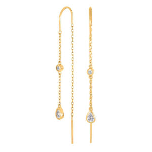 Linenor Oyraringar Gylt Silvur