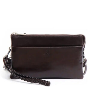 ADAX Nellie Salerno Combi Clutch Dark Brown