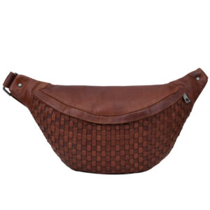 Olenka Corsico Bumbag Flættað Cognac