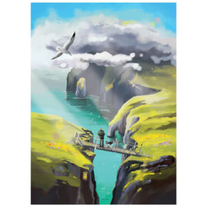Ásmundarstakkur Plakat 30 x 40 cm