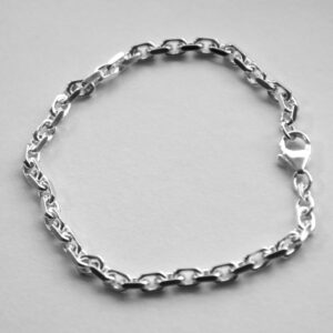Akker Facet Armband Silvur 1,5 mm / 21 cm