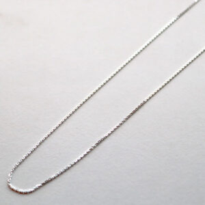 Akker Facet Hálsketa Silvur 0,35 mm / 40 cm