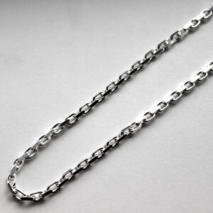 Akker Facet Hálsketa Silvur 1,8 mm / 50 cm