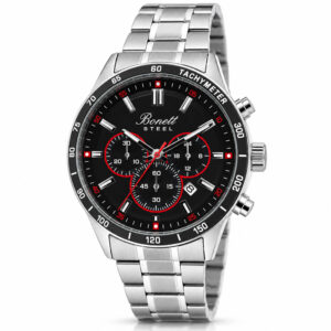 Chronograph Harraur 1518S Black / Red við Leinkjureim