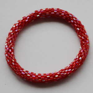 Nepal Armband Red Shimmer