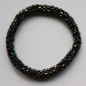 Nepal Armband Black Shimmer