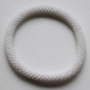 Nepal Armband Perlumóðir Hvítt