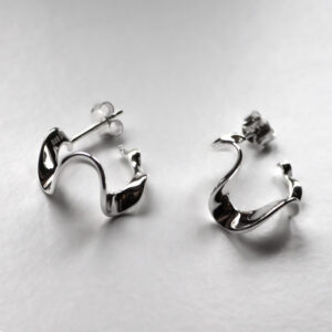 Slim Rhumba Small Hoops Oyraringar Silvur