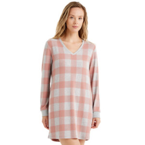 Termo Náttkjóli 60494 Pink Checkers