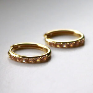 Champella Hoops Oyraringar Large Gylt Silvur