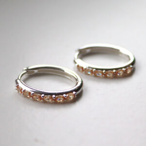 Champella Hoops Oyraringar Large Silvur