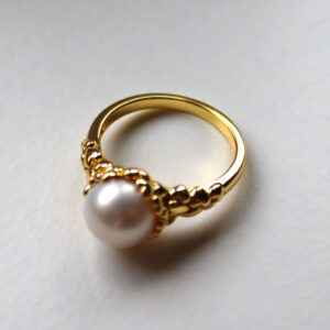 Karla Pearl Ringur Gylt Silvur