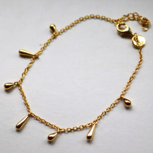 Shiny Drop Armband Gylt Silvur