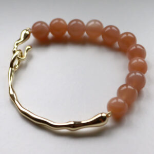 Sunella Semi Bangle Armband Gylt Silvur