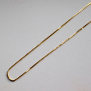 Venezia Hálsketa Gylt Silvur 1,2 mm / 38 cm
