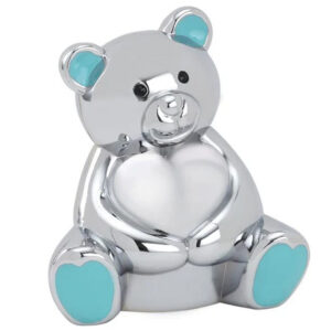 Bamsa Sparibússa Ljósablá Forkromað