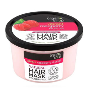 Vibrant Raspberry & Acai Natural Volumising Hair Mask