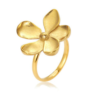 Blumie Statement Ringur Gylt Stál