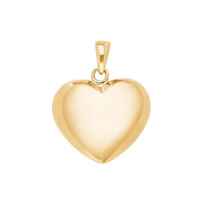 Hjarta Heingipýði 18 mm Gylt Silvur
