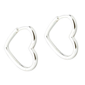 Love Me Shiny Big Hoops Oyraringar Silvur