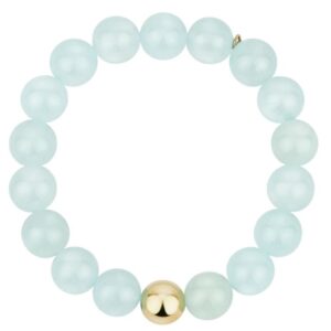 Mint Perluarmband Gylt Stál