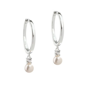 Darling Bubbels Maren Hoops Oyraringar Silvur