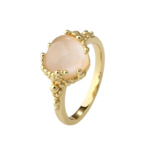Grace Heart Ringur Gylt Silvur