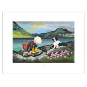 Niðri í Fjøru Plakat 40 x 30 cm