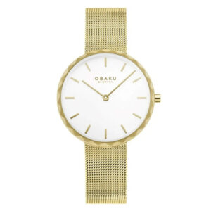 Folder Gold Damuur Gylt við Mesh Reim