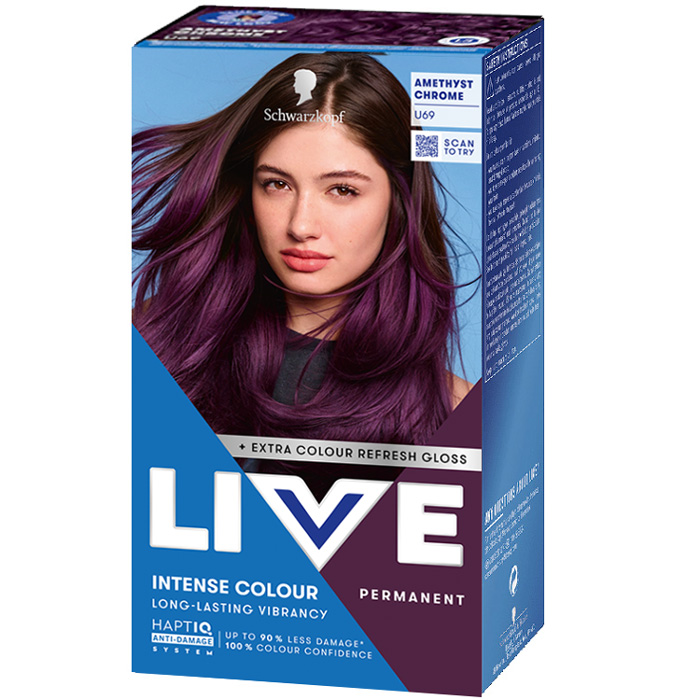 LIVE Intense Colour Hárliting U69 Amethyst Chrome