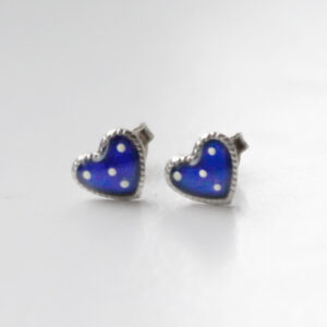 Dotted Heart Oyraringar Silvur