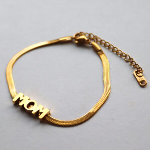 Muun MOM Snake Armband Gylt Stál
